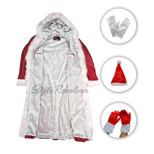 Christmas Chronicles Kurt Russell Santa Clause Leather Coat