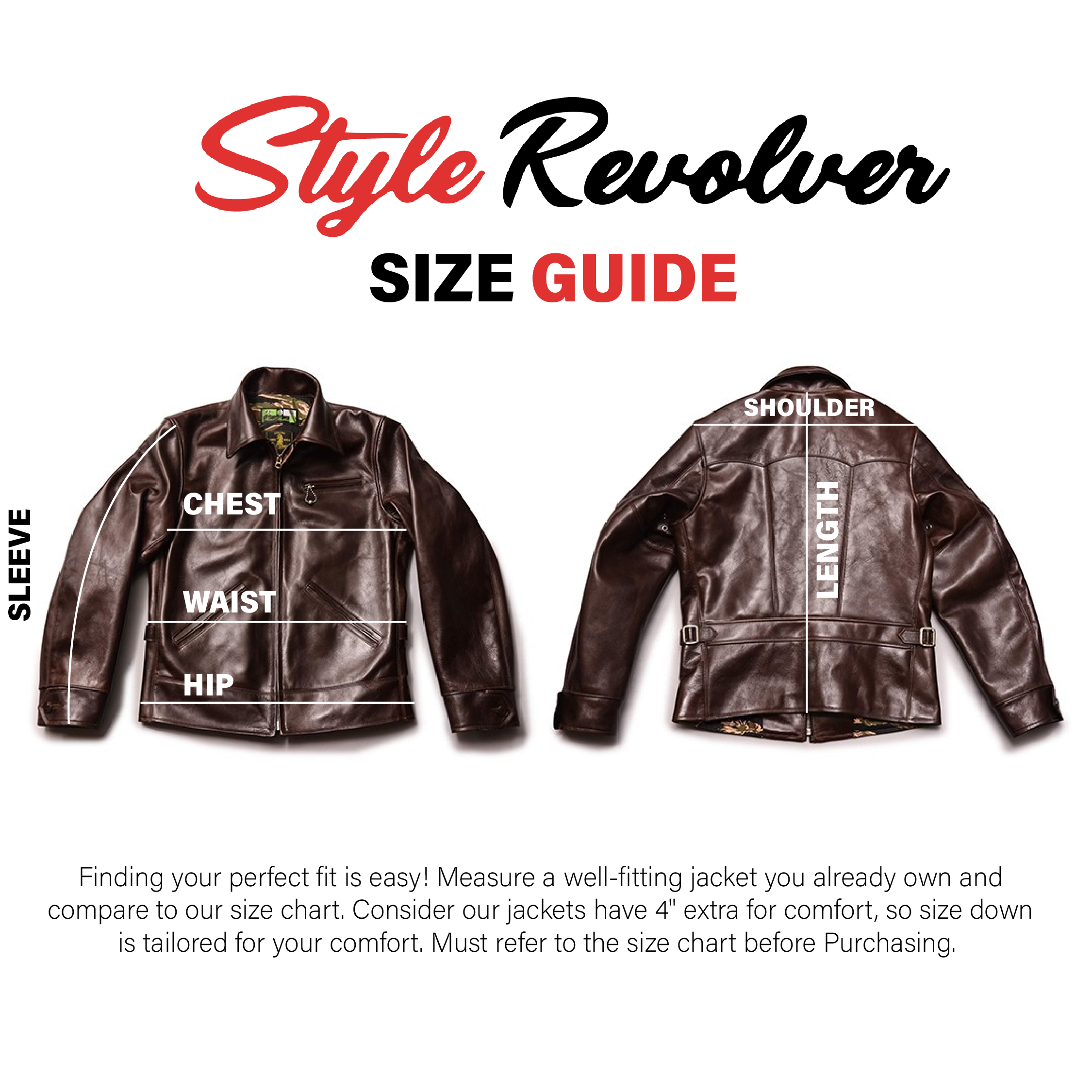 Style Revolver Size Guide