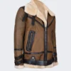 Classic B3 Brown Shearling Leather Jacket