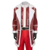 JK Simmons Red One Santa Clause Leather Coat