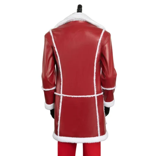 JK Simmons Red One Santa Clause Leather Coat