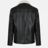Moto Style Real Shearling Leather Jacket
