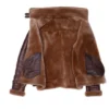 Austin Buttler Brown Aviator shearling jacket