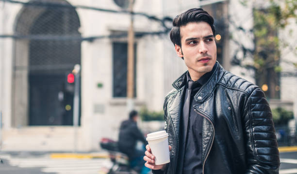 mens leather jacket