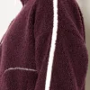 Abbott Elementary Janine Teagues Burgundy Sherpa Jacket