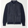 Access Daily 2026 Brendon Burchard Suede Bomber Jacket