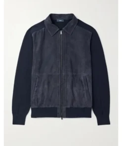 Access Daily 2026 Brendon Burchard Suede Bomber Jacket