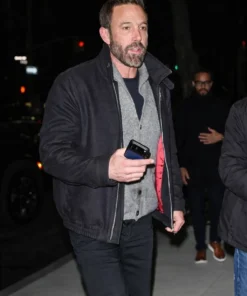 Ben Affleck New York City 2026 Bomber Jacket