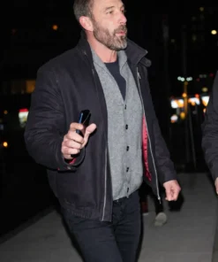 Ben Affleck New York City 2026 Bomber Jacket