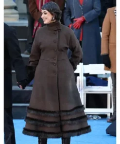 Ceremonial Inauguration 2026 Rama Duwaji Brown Coat