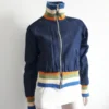 Electric Bloom 2026 Ruby Marino Denim Zip Jacket