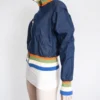 Electric Bloom 2026 Ruby Marino Denim Zip Jacket