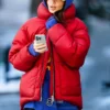 Emily Ratajkowski Puffer Jacket