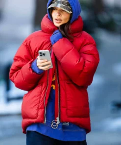 Emily Ratajkowski Puffer Jacket