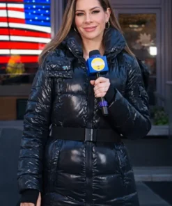 Good Morning America 2026 Rebecca Jarvis Puffer Coat