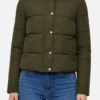 Gracewood Olive Puffer Jacket