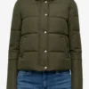 Gracewood Olive Puffer Jacket