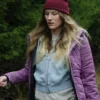 Hunting Season Sofia Hublitz Purple Puffer Jacket
