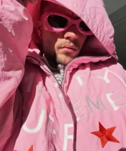Justin Bieber Marty Supreme Pink Jacket