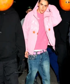 Justin Bieber Marty Supreme Pink Jacket