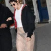 Kristen Stewart NYC Black Bomber Jacket