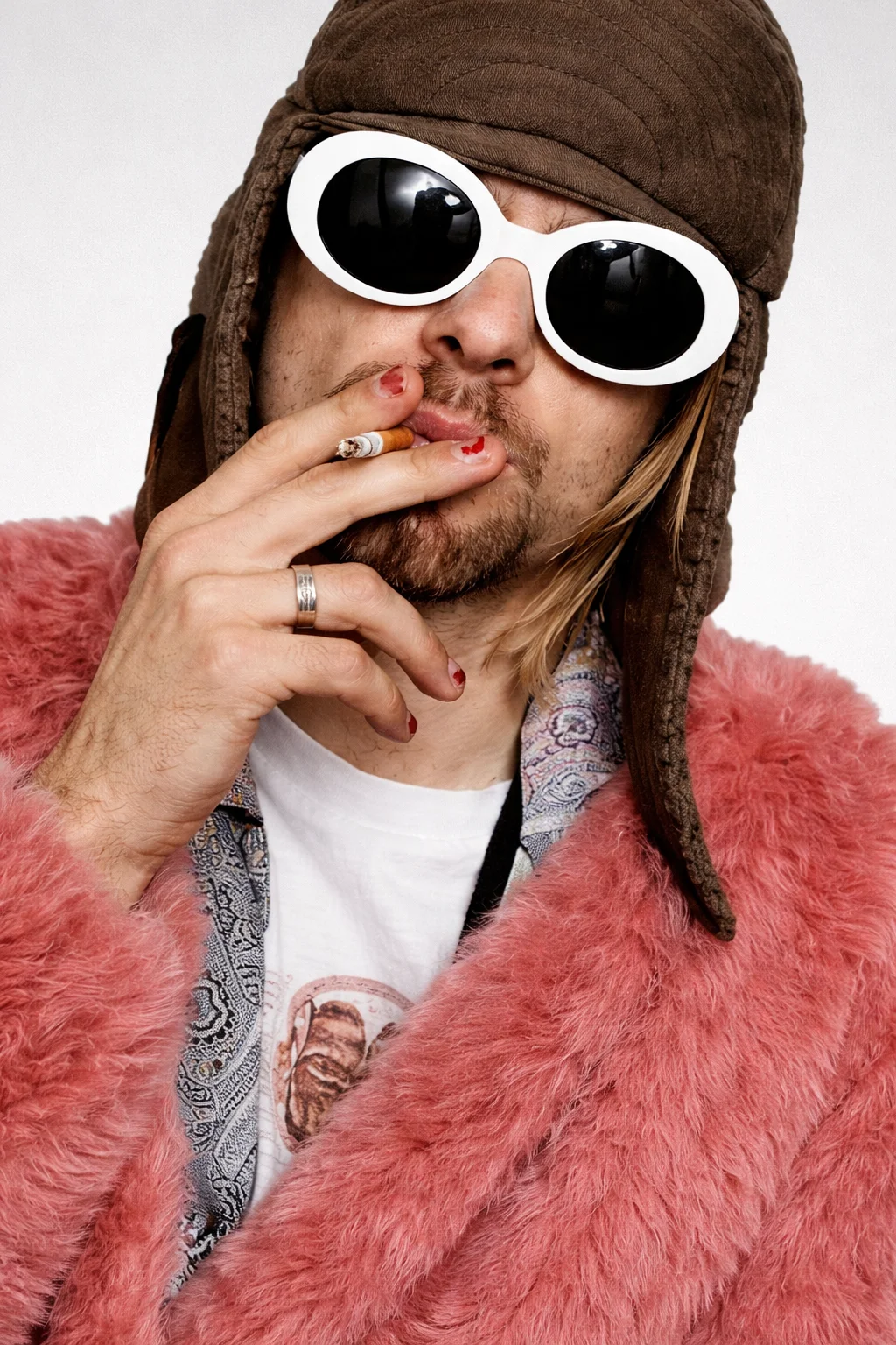 Kurt Cobain Pink Jacket