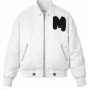 Marshmello White Bomber Jacket