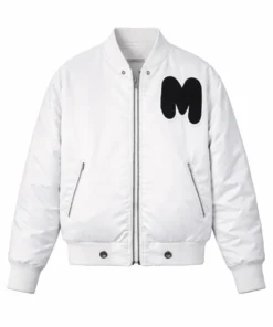 Marshmello White Bomber Jacket