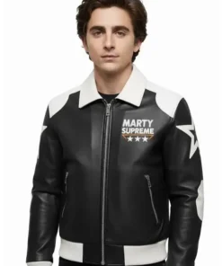 Marty Supreme Black Bomber Jacket