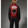 Marty Supreme Red Varsity Leather Jacket