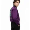 Marty Supreme Timothee Chalamet Purple Bomber Jacket