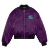 Marty Supreme Timothee Chalamet Purple Bomber Jacket