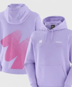 Milano Cortina 2026 Olympics Salomon Graphic Purple Hoodie