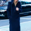 NYC 2026 Emilia Clarke Hooded Coat