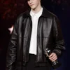 Owen Cooper Critics Choice Awards Leather Jacket
