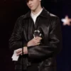 Owen Cooper Critics Choice Awards Leather Jacket