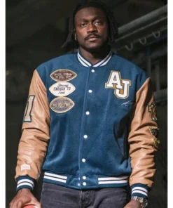 Philadelphia Eagles AJ Brown Varsity Jacket