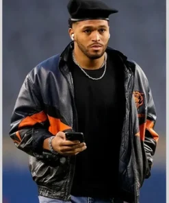 Roschon Johnson Wild Card Playoffs Chicago Bears Jacket