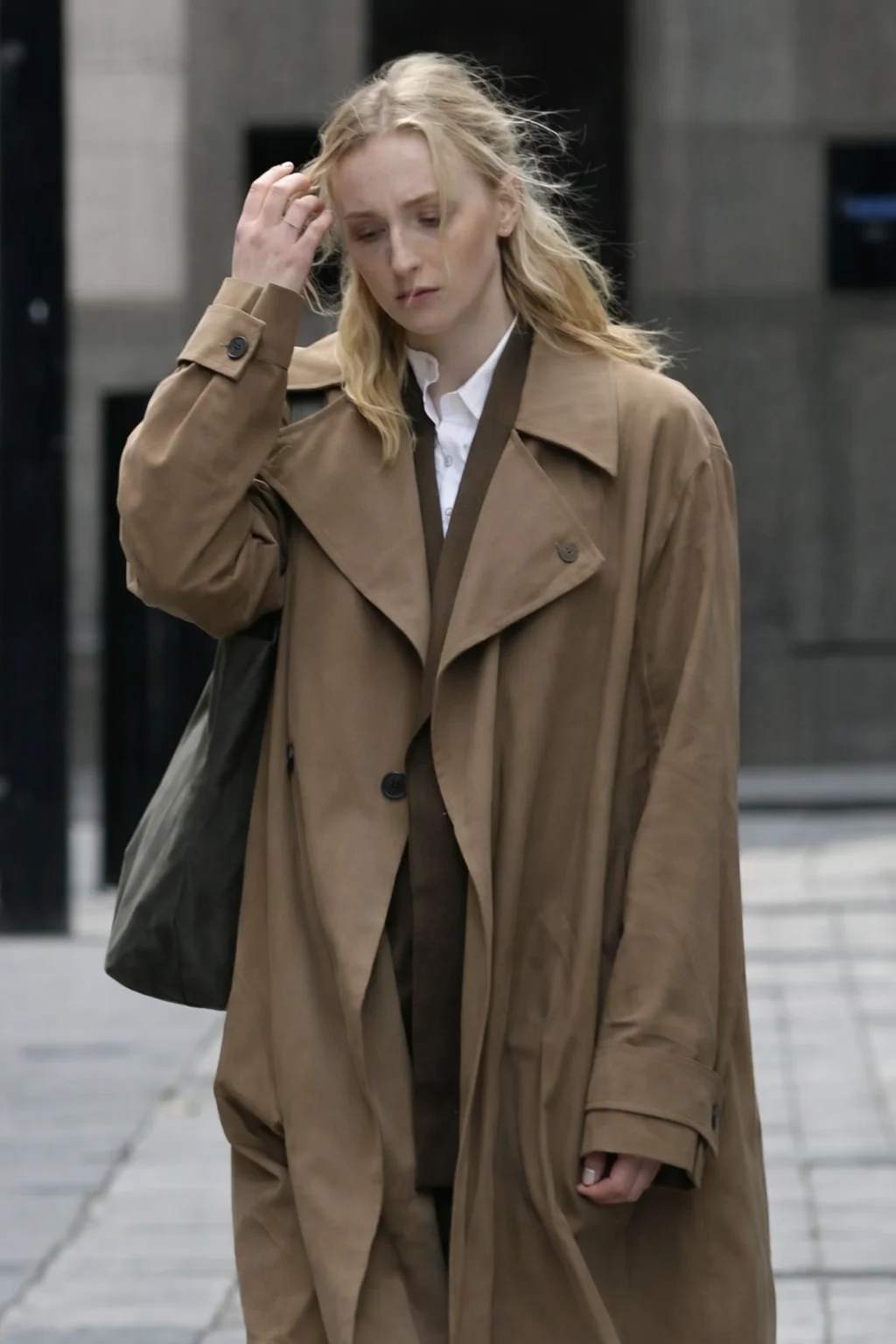 Steal 2026 Sophie Turner Brown Coat