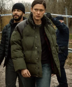 Synden S01 Krista Kosonen Green Puffer Jacket