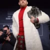 The Notorious Conor Mc Gregor White Fur Coat