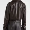 The Traitors US S04 Caroline Stanbury Belted Leather Biker Jacket