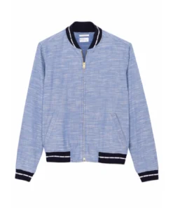 The Valley Persian Style S01 Adam Farahan Blue Bomber Jacket