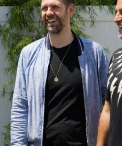 The Valley Persian Style S01 Adam Farahan Blue Bomber Jacket