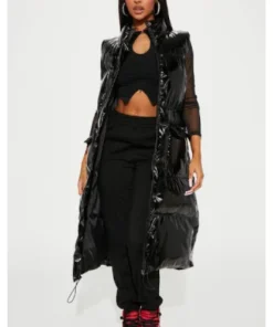 The Valley Persian Style S01 Golnesa Gharachedaghi Black Puffer Vest