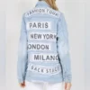 The Valley Persian Style S01 Mercedeh Javid Patch Back Denim Jacket