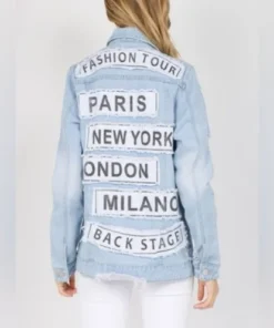 The Valley Persian Style S01 Mercedeh Javid Patch Back Denim Jacket