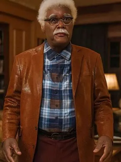 Tyler Perry’s Joe’s College Road Trip Joe Leather Blazer
