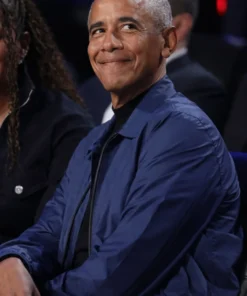 All-Star Game Barack Obama Blue Jacket