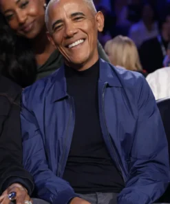 All-Star Game Barack Obama Blue Jacket
